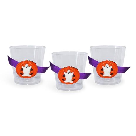 Copo Potinho para Doces Abóbora e Fantasma Halloween 10 unidades - Festa box Menor preço em Copo Potinho para Doces Abóbora e Fantasma Halloween 10 unidades - Festa box
