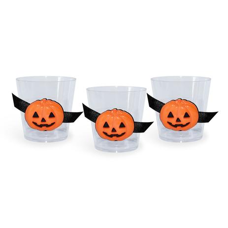 Copo Potinho para Doces Abóbora Halloween 10 unidades - Festabox Menor preço em Copo Potinho para Doces Abóbora Halloween 10 unidades - Festabox