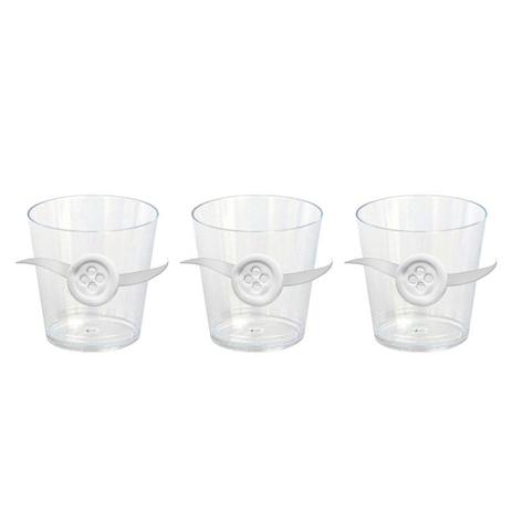 Copo Potinho para Doces Botão Branco 10 unidades - Festabox Menor preço em Copo Potinho para Doces Botão Branco 10 unidades - Festabox
