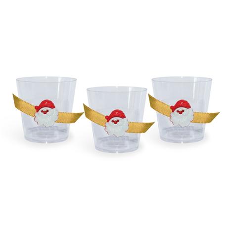 Copo Potinho para Doces Enfeite Rosto Papai Noel 10 unidades - Festabox Menor preço em Copo Potinho para Doces Enfeite Rosto Papai Noel 10 unidades - Festabox