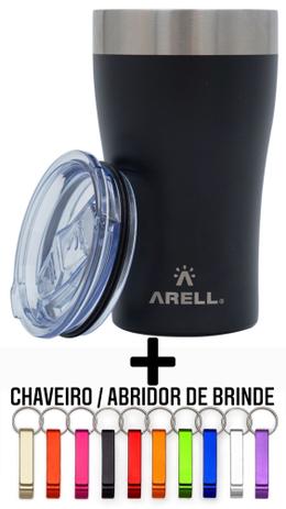 Copo Térmico Arell com tampa - Tulip Pint - 500ml + CHAVEIRO / ABRIDOR DE BRINDE !!!! Menor preço em Copo Térmico Arell com tampa - Tulip Pint - 500ml + CHAVEIRO / ABRIDOR DE BRINDE !!!!