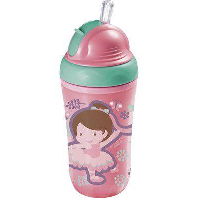Copo Térmico com Canudo de Silicone Cool Menina BB035 Multikids Baby Menor preço em Copo Térmico com Canudo de Silicone Cool Menina BB035 Multikids Baby