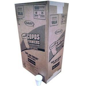 Copo Térmico deIsopor DART 150 ML - Cx. c/ 1.000 Unidades Menor preço em Copo Térmico deIsopor DART 150 ML - Cx. c/ 1.000 Unidades
