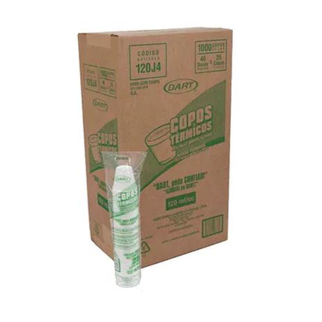 Copo Térmico Descartável de Isopor Dart 120ml 120J4 Menor preço em Copo Térmico Descartável de Isopor Dart 120ml 120J4