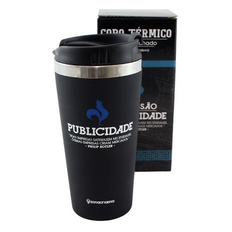 Copo Termico Emborrachado Profissão Publicidade 450ml - Zc Menor preço em Copo Termico Emborrachado Profissão Publicidade 450ml - Zc
