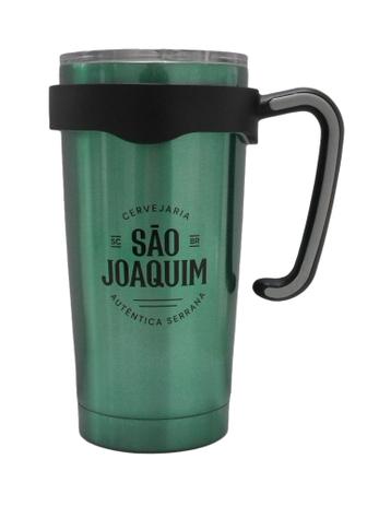 Copo térmico inox parede dupla a vácuo 600 ml com alça removível - Cervejaria São Joaquim é boa?