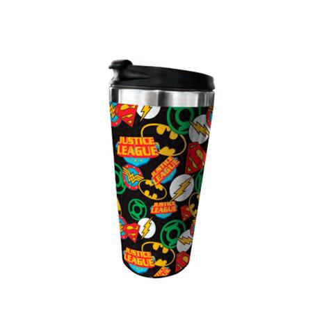 Copo Térmico Liga da Justiça DC Comics Logos Coloridos - Urban Menor preço em Copo Térmico Liga da Justiça DC Comics Logos Coloridos - Urban