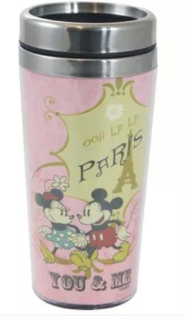 Copo Térmico Mickey e Minnie in Paris Oh Lala - Zona criativa Menor preço em Copo Térmico Mickey e Minnie in Paris Oh Lala - Zona criativa