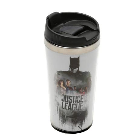 Copo Térmico Plástico Heróis 500ml Liga da Justiça Urban Branco Menor preço em Copo Térmico Plástico Heróis 500ml Liga da Justiça Urban Branco