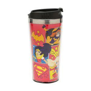 Copo termico plastico wb hg heroes fighting fd rosa 8.3x6.5x17.5cm 500ml - Urban é boa?