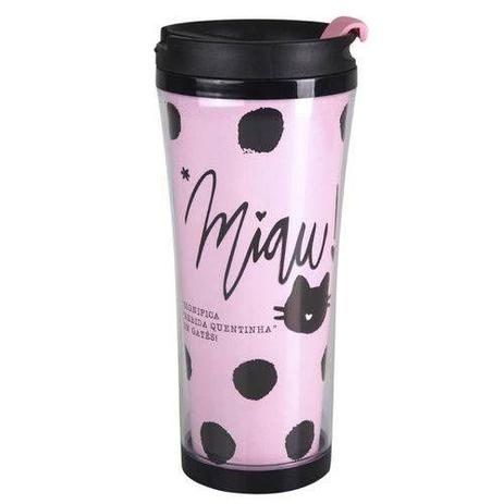 Copo térmico pop 200ml gatinha - Uatt Menor preço em Copo térmico pop 200ml gatinha - Uatt