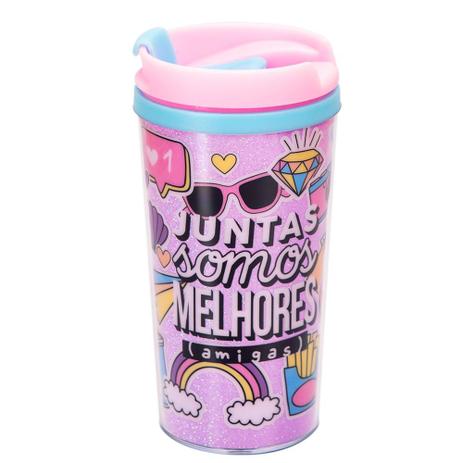 Copo Térmico Pop 200ml - Melhores Amigas - Uatt Menor preço em Copo Térmico Pop 200ml - Melhores Amigas - Uatt