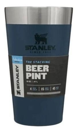 Menor preço em Copo Térmico Stanley Para Cerveja Azul Original 473ml