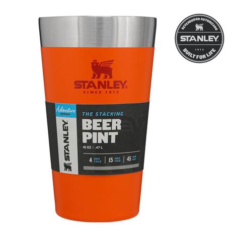 Copo Térmico Stanley Stacking Beer Pint 473ml Signal Orange -