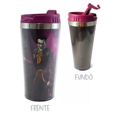 Copo Termico Viagem Dc Injustice Coringa 450ml - Zc Menor preço em Copo Termico Viagem Dc Injustice Coringa 450ml - Zc