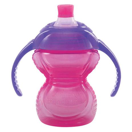 Copo Treinamento Bite Proof Click Look Rosa/Roxo 207ml - Munchkin Menor preço em Copo Treinamento Bite Proof Click Look Rosa/Roxo 207ml - Munchkin