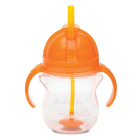 Copo Treinamento com Canudo Click Lock - 207 ml - Laranja - Munchkin Menor preço em Copo Treinamento com Canudo Click Lock - 207 ml - Laranja - Munchkin