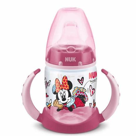Copo Treinamento Disney By Britto Com Alça - Nuk-Rosa Menor preço em Copo Treinamento Disney By Britto Com Alça - Nuk-Rosa
