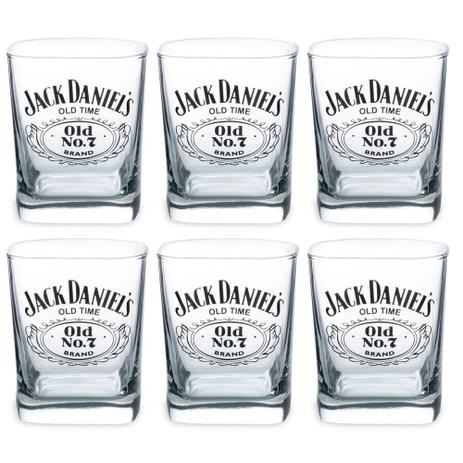 Menor preço em COPO WHISKY JACK DANIELS 300ml - 6 UNIDADES - Camarim móveis