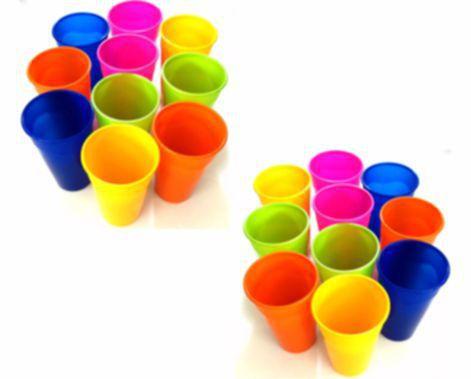 Copos De Plásticos Grandes Coloridos Para Festa Lavável De 300ml Kit Com 40 Peças - Rs Menor preço em Copos De Plásticos Grandes Coloridos Para Festa Lavável De 300ml Kit Com 40 Peças - Rs