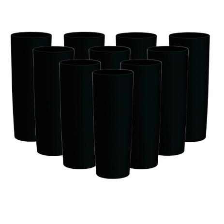 Copos Long Drink em Acrílico para Transfer Laser Preto - 10 Unidades - Crie sempre Menor preço em Copos Long Drink em Acrílico para Transfer Laser Preto - 10 Unidades - Crie sempre