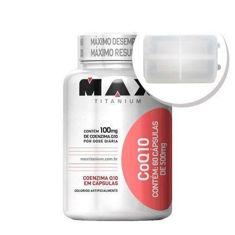 CoQ10 - 60 Cápsulas + Porta Cápsulas transparente - Max Titanium é boa?