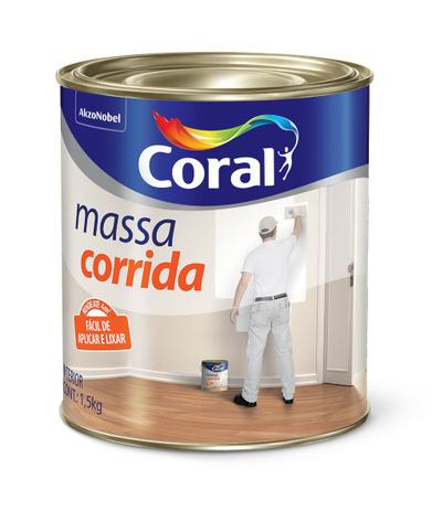 Coral Massa Corrida Pva 1,5 kg Menor preço em Coral Massa Corrida Pva 1,5 kg
