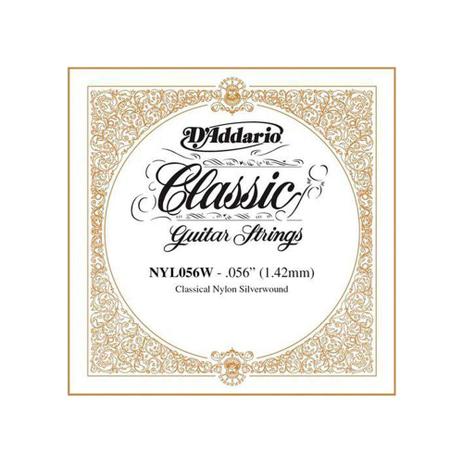 Corda avulsa para violão de nylon d'addario nyl056w 12873 Menor preço em Corda avulsa para violão de nylon d'addario nyl056w 12873