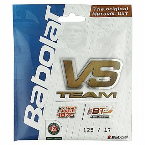 Menor preço em Corda Babolat VS Team 17 - 1.25mm Tripa Natural Set