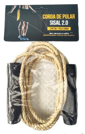 Corda De Pular Sisal Natural Tam. 8 Metros - Vasti Menor preço em Corda De Pular Sisal Natural Tam. 8 Metros - Vasti