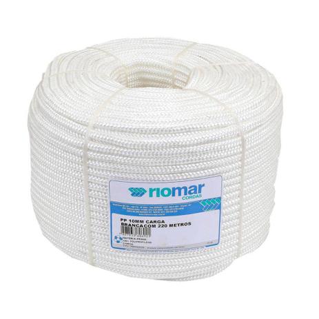 Corda de Seda Branca Trançada 10 mm Riomar com 220 m Menor preço em Corda de Seda Branca Trançada 10 mm Riomar com 220 m