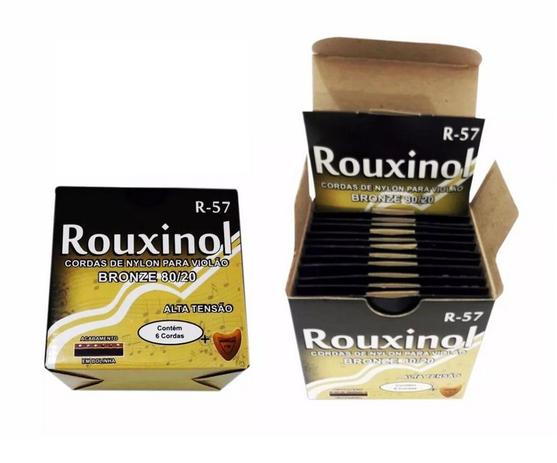 Corda Encordoamento Violão Nylon Caixa 12UN Rouxinol R57 Menor preço em Corda Encordoamento Violão Nylon Caixa 12UN Rouxinol R57