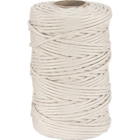 Corda Multifilamento Trançada 6 mm X 180 M Branca - Vonder Menor preço em Corda Multifilamento Trançada 6 mm X 180 M Branca - Vonder