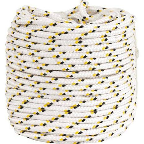 Corda multifilamento trançada 8 mm x 50 m Vonder Branco Menor preço em Corda multifilamento trançada 8 mm x 50 m Vonder Branco