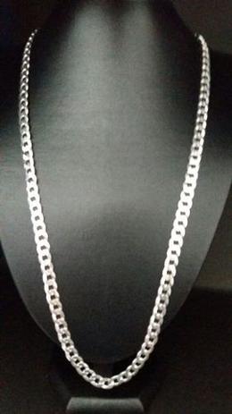 Cordão Corrente Italiana Grumet Prata 925 70 Cm 7,4 Mm 34 Gr - Total pratas Menor preço em Cordão Corrente Italiana Grumet Prata 925 70 Cm 7,4 Mm 34 Gr - Total pratas
