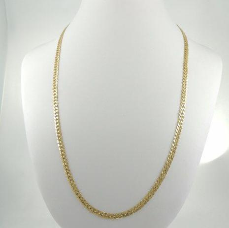 Cordão Corrente Masculina Grossa Grumet 60 Cm Ouro 18k 750 - Total pratas Menor preço em Cordão Corrente Masculina Grossa Grumet 60 Cm Ouro 18k 750 - Total pratas