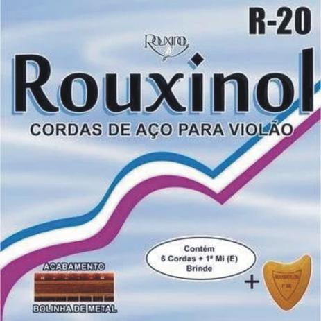 Cordas Rouxinol Violão Aço R20 12 pacotes com 6 cordas cada - Produto nacional Menor preço em Cordas Rouxinol Violão Aço R20 12 pacotes com 6 cordas cada - Produto nacional