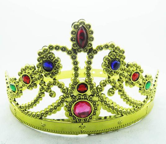 Coroa Tiara Bloco Carnaval Dourado Festa Fantasia Princesa Infantil (BSL-2653-4) - Braslu Menor preço em Coroa Tiara Bloco Carnaval Dourado Festa Fantasia Princesa Infantil (BSL-2653-4) - Braslu