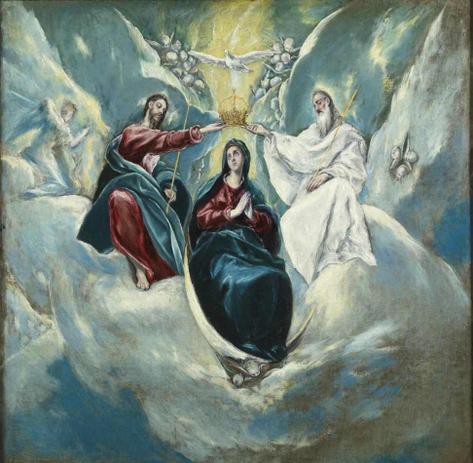 Coroação de Maria - El Greco - Tela 60x61 Para Quadro - Santhatela é boa?