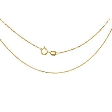 Corrente Colar Veneziana 40cm Ouro 18k 750 - Dr joias Menor preço em Corrente Colar Veneziana 40cm Ouro 18k 750 - Dr joias