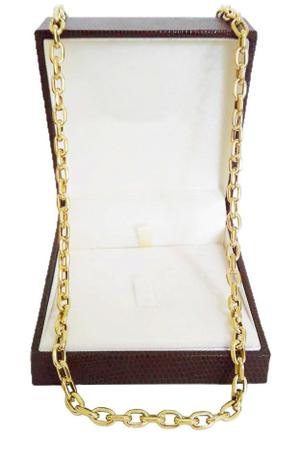 Corrente Cordão Cadeado 16 Gramas 5mm 60cm Ouro 18k 750 - 60 CM - Ouro Amarelo - Perucci joias Menor preço em Corrente Cordão Cadeado 16 Gramas 5mm 60cm Ouro 18k 750 - 60 CM - Ouro Amarelo - Perucci joias