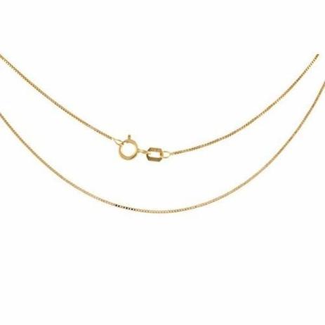 Corrente Cordão Colar Veneziana 50cm Ouro 18k - Dr Joias Menor preço em Corrente Cordão Colar Veneziana 50cm Ouro 18k - Dr Joias