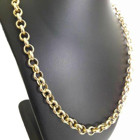 Menor preço em Corrente Cordão Elo Português 23 Gramas 8mm 60cm Ouro 18k 750 - 60 CM - Ouro Amarelo - Perucci joias
