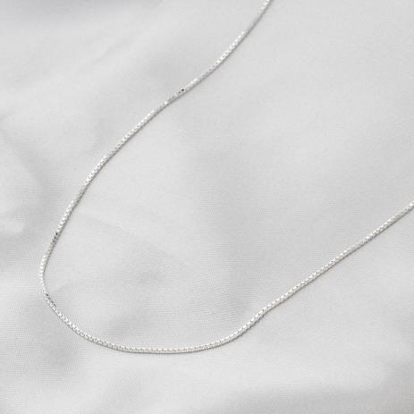Corrente de Prata Malha Veneziana 50 cm - Prata fina Menor preço em Corrente de Prata Malha Veneziana 50 cm - Prata fina