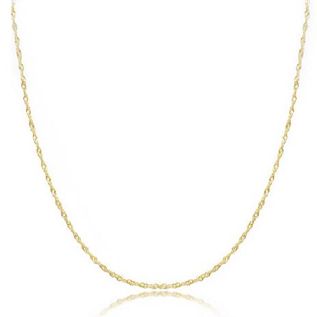 Corrente Feminina Singapura Folheada a Ouro 18k - Lunozê Menor preço em Corrente Feminina Singapura Folheada a Ouro 18k - Lunozê