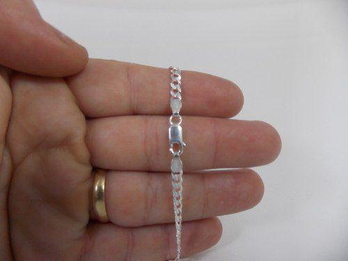 Corrente Masc Italiana Grumet Prata 925 60 Cm 4mm + Pulseira - Total pratas Menor preço em Corrente Masc Italiana Grumet Prata 925 60 Cm 4mm + Pulseira - Total pratas