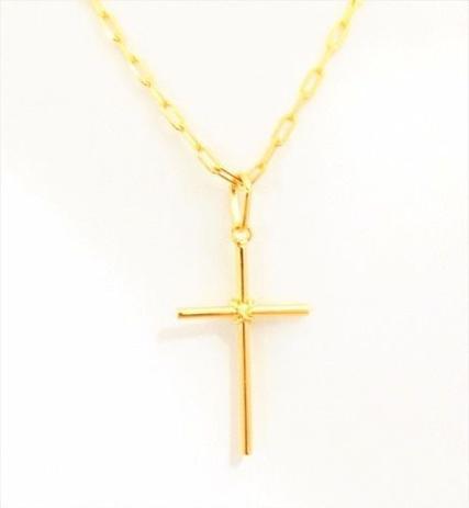 Corrente Masculina Cordão 50cm 4mm e Pingente Crucifixo Tudo Folheado Ouro. Cod: 1745/1879 - Gabriela costa semi jóias Menor preço em Corrente Masculina Cordão 50cm 4mm e Pingente Crucifixo Tudo Folheado Ouro. Cod: 1745/1879 - Gabriela costa semi jóias