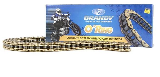 Corrente TRANS 520HO - 106 Twister / Ninja 250 C/ RET Dourada (BRANDY) é boa?