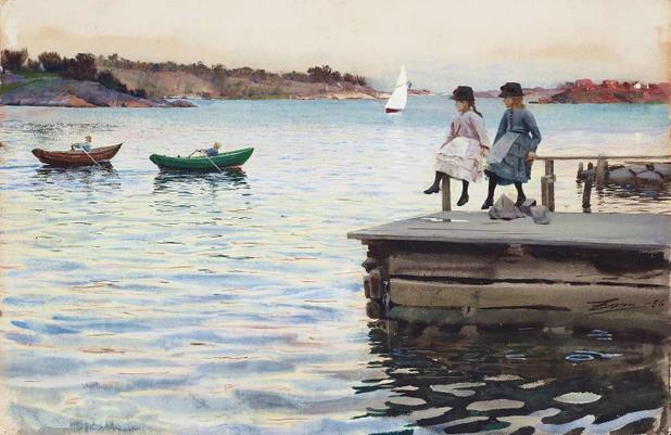 Corrida de Botes - Anders Zorn - Tela 60x91 Para Quadro - Santhatela é boa?