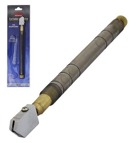 Cortador De Vidro Profissional Com Reservatorio + Bisnaga Dosadora 17Cm - Western Menor preço em Cortador De Vidro Profissional Com Reservatorio + Bisnaga Dosadora 17Cm - Western